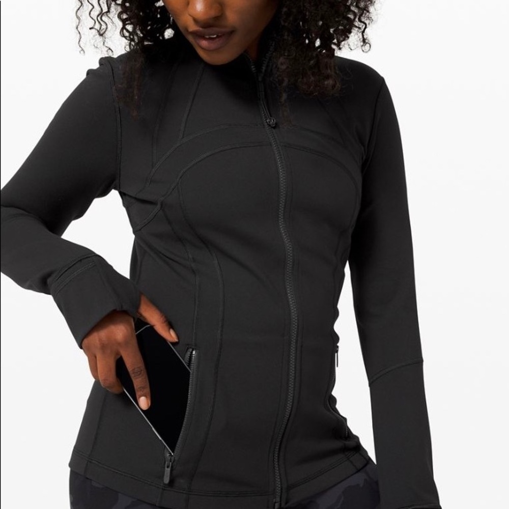 black lululemon define jacket
